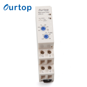 Ourtop tiempo <span class=keywords><strong>de</strong></span> <span class=keywords><strong>luz</strong></span> interruptor 6 función 16A electrónica <span class=keywords><strong>escalera</strong></span> <span class=keywords><strong>temporizador</strong></span> interruptores - Product Image 1