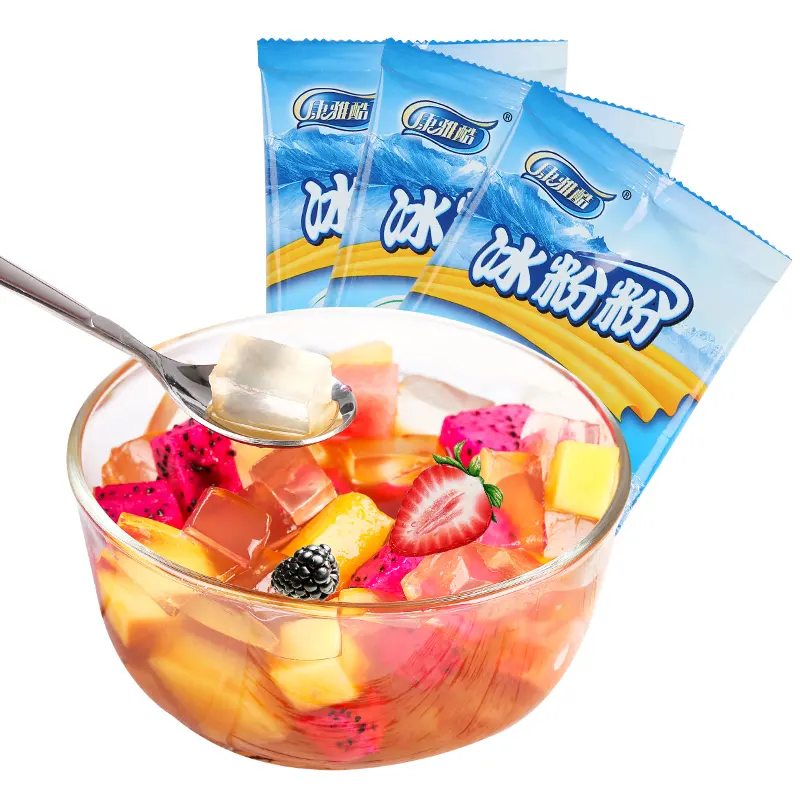 Dessert Ice Jelly Bean Jelly Material Snack Pineapple Flavor