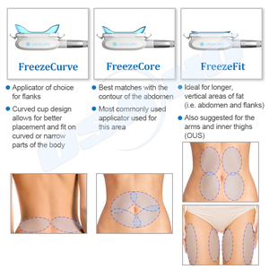 OSNAO Portable Bleu Double Poignées Équipement De Cryolipolysis Graisse Gel Minceur <span class=keywords><strong>Machine</strong></span> - Product Image 5