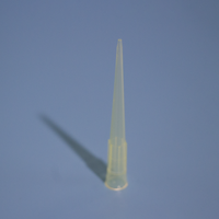 Micro-pipette jetable en plastique jaune, 10ul, 1ml, 100 pièces, pour le laboratoire, micro filtre