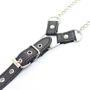 Mannen Korte Tepel Clips Lederen JJ Ringen <span class=keywords><strong>Sex</strong></span> Terughoudendheid Lichaam Tepel Piercing BDSM Fetish Rollenspel Koppels <span class=keywords><strong>Slave</strong></span> <span class=keywords><strong>Sex</strong></span> <span class=keywords><strong>bondage</strong></span> - Product Image 5