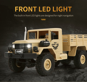 Auto RC JJRC Q62 Q63 1:16 del 2019, Fuoristrada <span class=keywords><strong>Militare</strong></span> 2.4G 4WD con Luci Anteriori, Capacità di Carico 500g, Pickup RC, Giocattoli per Bambini - Product Image 6