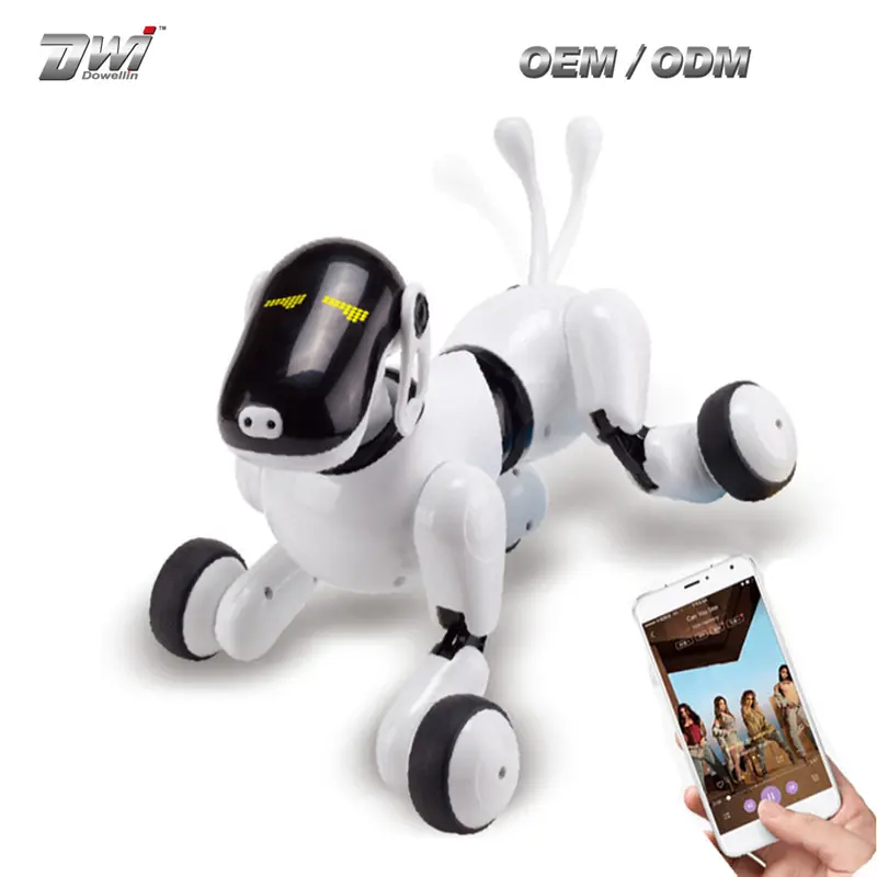 DWI Đồ Chơi Chó Con Dowellin Puppygo Đồ Chơi Robot Thông Minh Điều Khiển Điện Thoại AI Cho Trẻ Em