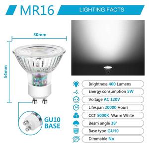 Tiết kiệm năng lượng GU10 Bóng đèn Halogen đèn thủy tinh 18W ánh sáng lớp C đèn Halogen - Product Image 2
