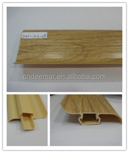 Venta caliente <span class=keywords><strong>PVC</strong></span> rodapié plásticos zócalo placa personalizada <span class=keywords><strong>de</strong></span> fábrica rodapié - Product Image 3