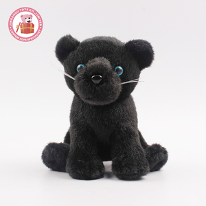 Soft black panther peluche peluche seduta della peluche <span class=keywords><strong>animale</strong></span> little black panther - Product Image 1