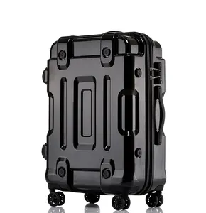2021风新款定制变压器拉杆箱时尚金属外观ABS电脑彩色拉杆箱行李箱
