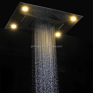 Diseño de lujo de Baño led <span class=keywords><strong>grifo</strong></span> de la ducha <span class=keywords><strong>con</strong></span> ducha termostática de la cabeza conjunto - Product Image 3