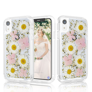 2 en 1 híbrido a prueba de golpes a prueba de 360 funda de protección completa Real flor Teléfono, caso para iPhone XR - Product Image 1