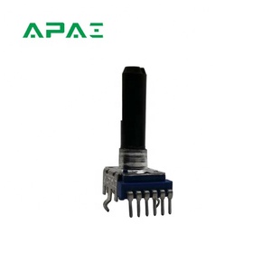 RK1112G2H 11mm kích thước snap-in loại dual-đơn vị ngang <span class=keywords><strong>rotary</strong></span> chiết với đồng bằng ống lót - Product Image 1