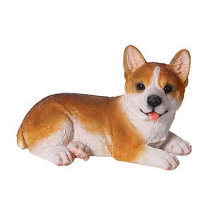 Respetuoso del medio ambiente material del polyresin perro estatuas de recuerdo para el jardín - Product Image 1
