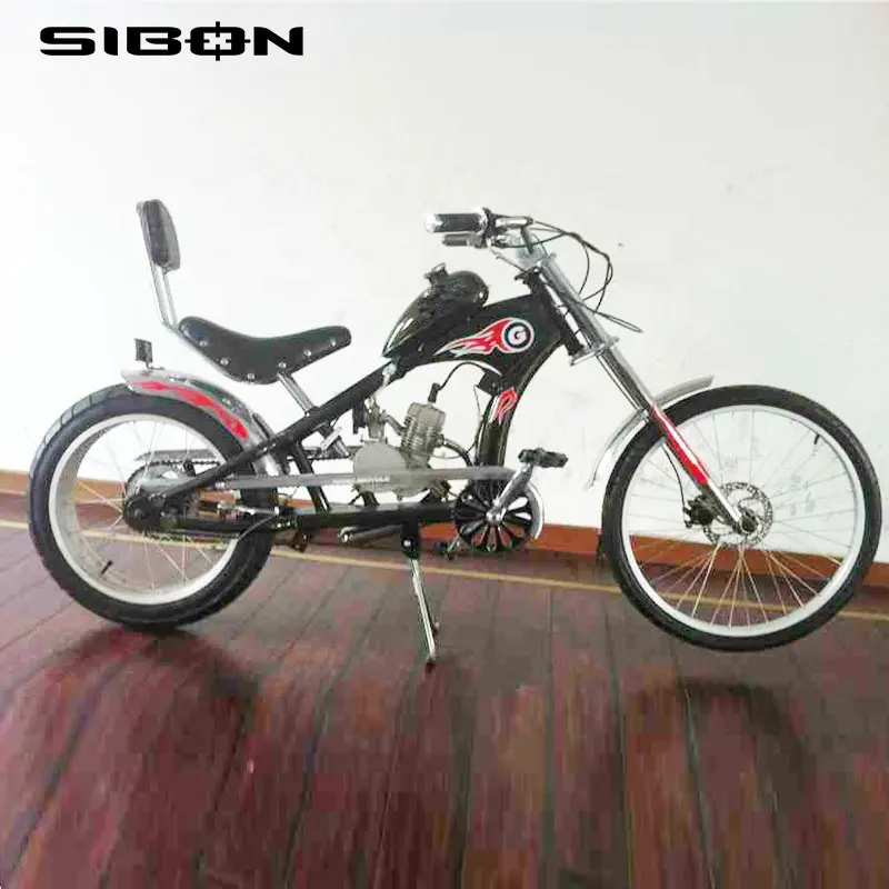 Дисковый тормоз SIBON B0310104, 24 дюйма, 50 куб. См, с педалью, газовый <span class=keywords><strong>велосипед</strong></span> для взрослых, черный, китайский