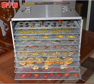 Varios fruta/CARNE/fruidryer horno de secado de frutas deshidratador de secadora para la venta