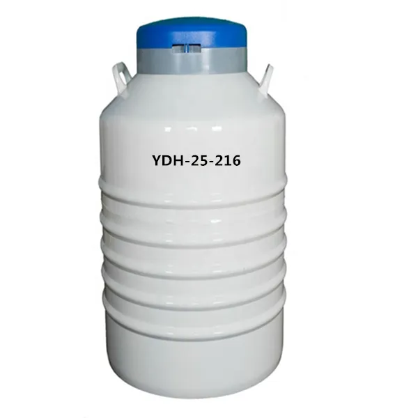 YDH-25-216 25L Recipiente Nitrogênio Líquido Dewar Tanque Para O Sêmen de Transporte Por Via Aérea