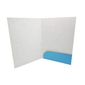 Wholesale Size Logo Paper Presentation Custom A4 File Folder With Pocket