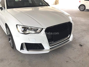 Kit Carrozzeria in Materiale PP Spoiler Anteriore e Posteriore per <span class=keywords><strong>Audi</strong></span> A3 Sline <span class=keywords><strong>S3</strong></span> Stile RS3 2014-2016 Protezione Paraurti <span class=keywords><strong>Auto</strong></span> - Product Image 5