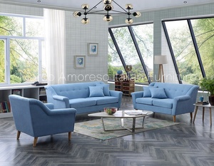 MUEBLES DE china exportación tela escandinavo sofá último sofá de la sala de diseño sofá de 2 plazas - Product Image 2