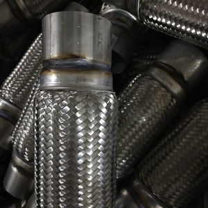 Tuyau flexible de soufflet d'échappement d'automobile avec des mamelons pour le système d'échappement de voiture Flexpipe a coopéré avec Fortune 500 - Product Image 2