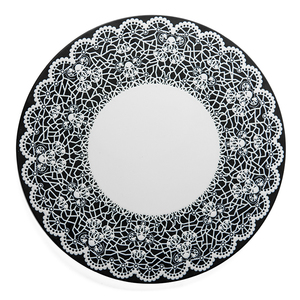 Rond de <span class=keywords><strong>haute</strong></span> qualité dentelle gâteau plats en porcelaine pâtisseries plaques - Product Image 6