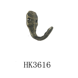 素朴な鋳鉄製壁コートフックホーム装飾金属服ラック - Product Image 3