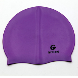 Cappelli impermeabili di immersione di nuotata delle cuffie di nuoto Unisex adulte del Silicone elastico di vendita calda - Product Image 4