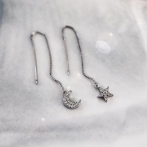 High Quality Gold Huggie Hoop <strong>Earrings</strong> Dainty <strong>Star</strong> <strong>Moon</strong> Hoop <strong>Earrings</strong> for Women Long <strong>Earrings</strong> - Product Image 3
