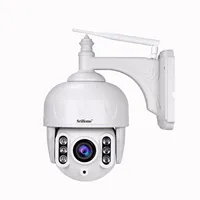 Srihome SH028 3 ميجابيكسل 5x زووم بصري ، IR 40m في الهواء الطلق مقاوم للماء IR-CUT للرؤية الليلية لاسلكية واي فاي P2P كاميرا IP