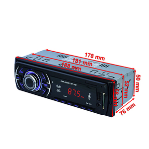 Radio1 Din Coche <span class=keywords><strong>MP3</strong></span> con Interfaz Autoradio1 Din Bluetooth <span class=keywords><strong>MP3</strong></span> USB Radio 1 Din <span class=keywords><strong>MP3</strong></span> player FM Bluetooth USB SD AUX <span class=keywords><strong>en</strong></span> reloj EQ - Product Image 5