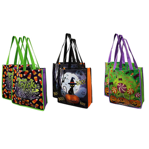 <span class=keywords><strong>2018</strong></span> de reutilizable de Halloween truco o trato no tejida pp de los pp bolsas para niños - Product Image 1