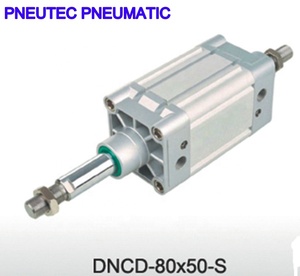 Cylindre pneumatique à air comprimé de type piston à double action, norme <span class=keywords><strong>DNC</strong></span> SE ISO 6431/ISO15552, alésage 100 mm carré, pour porte - Product Image 3