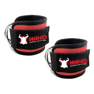 Neoprene Padded Fitness Ankle Straps with D Ring for Cable Machines