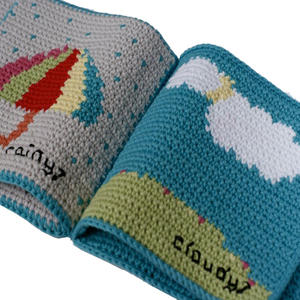 Doux Coton Fait Bébé Jouet Éducatif Main Calme <span class=keywords><strong>Crochet</strong></span> Livres - Product Image 4