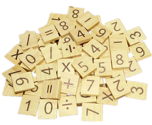 Nuevo completo 100 piezas de madera scrabble letras y números para manualidades colgantes <span class=keywords><strong>ortograf</strong></span>ía - Product Image 1