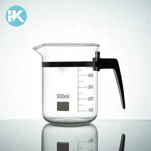 Huke personalizado borosilicato 3,3 de vidrio de 800 ml <span class=keywords><strong>vaso</strong></span> de precipitados con mango - Product Image 2