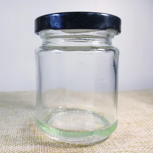 ขายส่งราคาถูกสกรูหมวกรอบอาหารโปร่งใส150 Ml Mason น้ำผึ้ง Jam Jar แก้ว Made In China