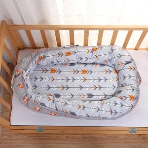 綿カバー泡マットレス 0-6 ヶ月ベビー睡眠巣ベッドクレードル