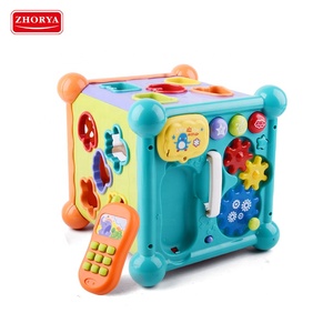 RC Kid Âm Nhạc Âm Thanh Ánh Sáng Hộp Thông Minh Bé Cube Đồ Chơi Với Các Khối - Product Image 5