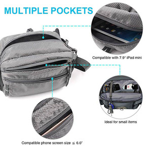 Fanny Pack Hiking Waist Packs with <strong>Water</strong> <strong>Bottle</strong> <strong>Holder</strong> <strong>for</strong> <strong>Walking</strong> Running - Product Image 3