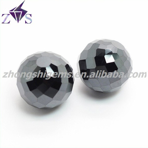 De alta calidad azul o negro barato bola forma de tablero de corte facetado cuentas de <span class=keywords><strong>piedras</strong></span> <span class=keywords><strong>preciosas</strong></span> - Product Image 6