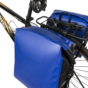 OEM REACH Test 500D PVC Tarpaulin Full Waterproof <strong>Bike</strong> Side <strong>Bag</strong> Pannier Bicycle <strong>Bag</strong> with Custom logo - Product Image 3