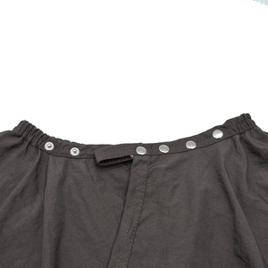 Bata de salón de peluquería de poliéster con botón de gancho, uniforme de peluquería, delantal negro con ventana de visualización para adultos, 140x160cm - Product Image 4