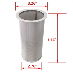 Wieder verwendbarer Edelstahl filter Cold Brew Coffee Maker/Tube