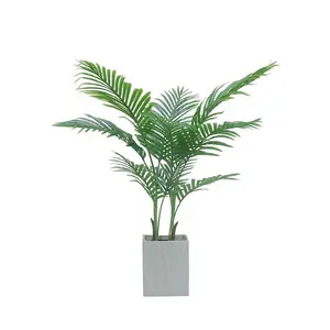 Новые искусственные пальмы Феникс, искусственные ветки и листья деревьев, бонсай, декоративные растения, пальма, бонсай