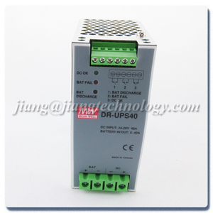 Fuente de alimentación carril DIN Meanwel <span class=keywords><strong>DR</strong></span>-UPS40 40A DC UPS para - Product Image 2