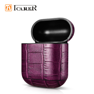 <span class=keywords><strong>Prix</strong></span> usine Bambou Motif Étui En Cuir Véritable Pour Earpods Couverture Pour Airpods <span class=keywords><strong>2</strong></span> - Product Image 4