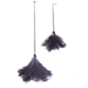 Venta al por mayor de aseguramiento de la calidad mejor precio FD-10-1 de plumas de avestruz Duster Nat.4-6in - Product Image 2