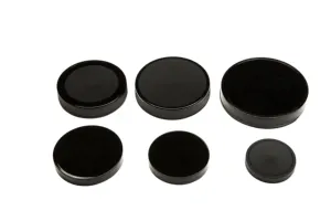 Plastic Lid Food Grade Standard Approved Plastic Lid Chrome Silver Black 89mm Screw Cap