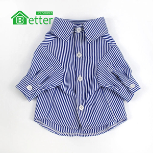 Neue Ankunft Haustier Frühjahr Hund Hemd Kleidung Striped Dünne Haustier Hund Shirt Gute Qualität Custom <span class=keywords><strong>Dog</strong></span> Shirt - Product Image 3