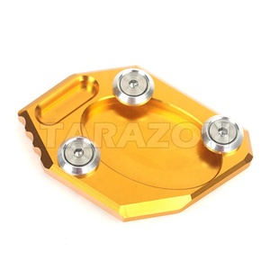 CNC pièces de rechange en aluminium anodisé <span class=keywords><strong>moto</strong></span> <span class=keywords><strong>béquille</strong></span> latérale pad plaque - Product Image 3
