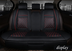 <span class=keywords><strong>Housse</strong></span> de siège de <span class=keywords><strong>voiture</strong></span> <span class=keywords><strong>universelle</strong></span> complète 5D économique et de qualité supérieure, ensemble complet avec 4 coussins, <span class=keywords><strong>housse</strong></span> de siège de <span class=keywords><strong>voiture</strong></span> en cuir PU - Product Image 4